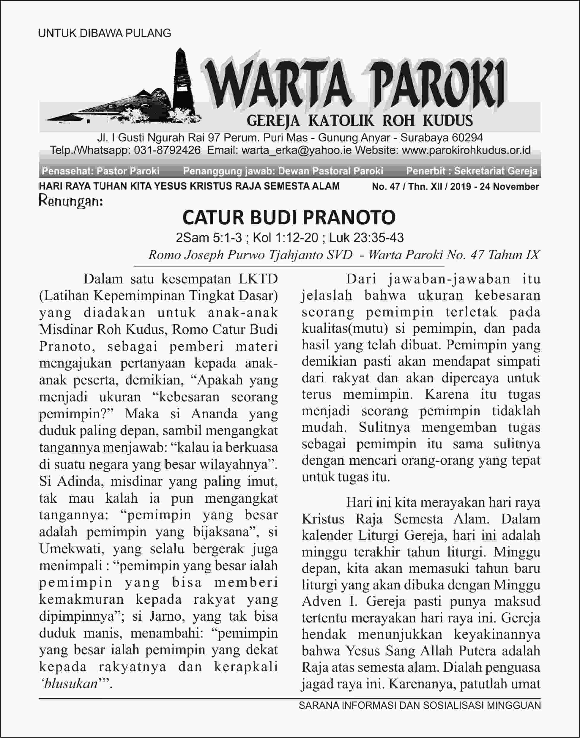 Paroki Roh Kudus